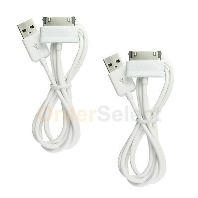 2 New Usb Charger Cable Cord For Samsung Galaxy Tab Tablet 7.0" 8.9" 10.1" Hot!
