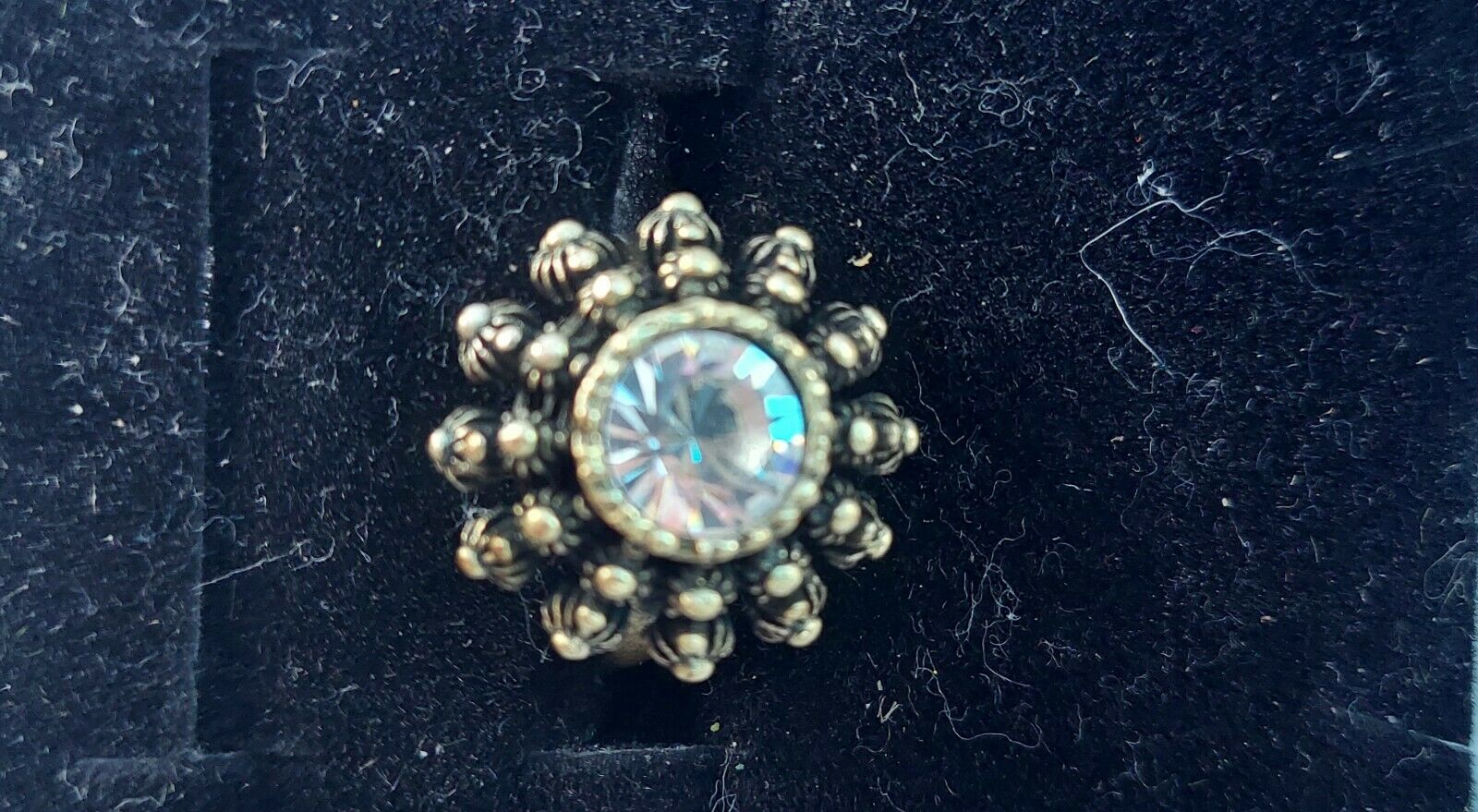 Gorgeous Vintage Hobe Crystal Ring