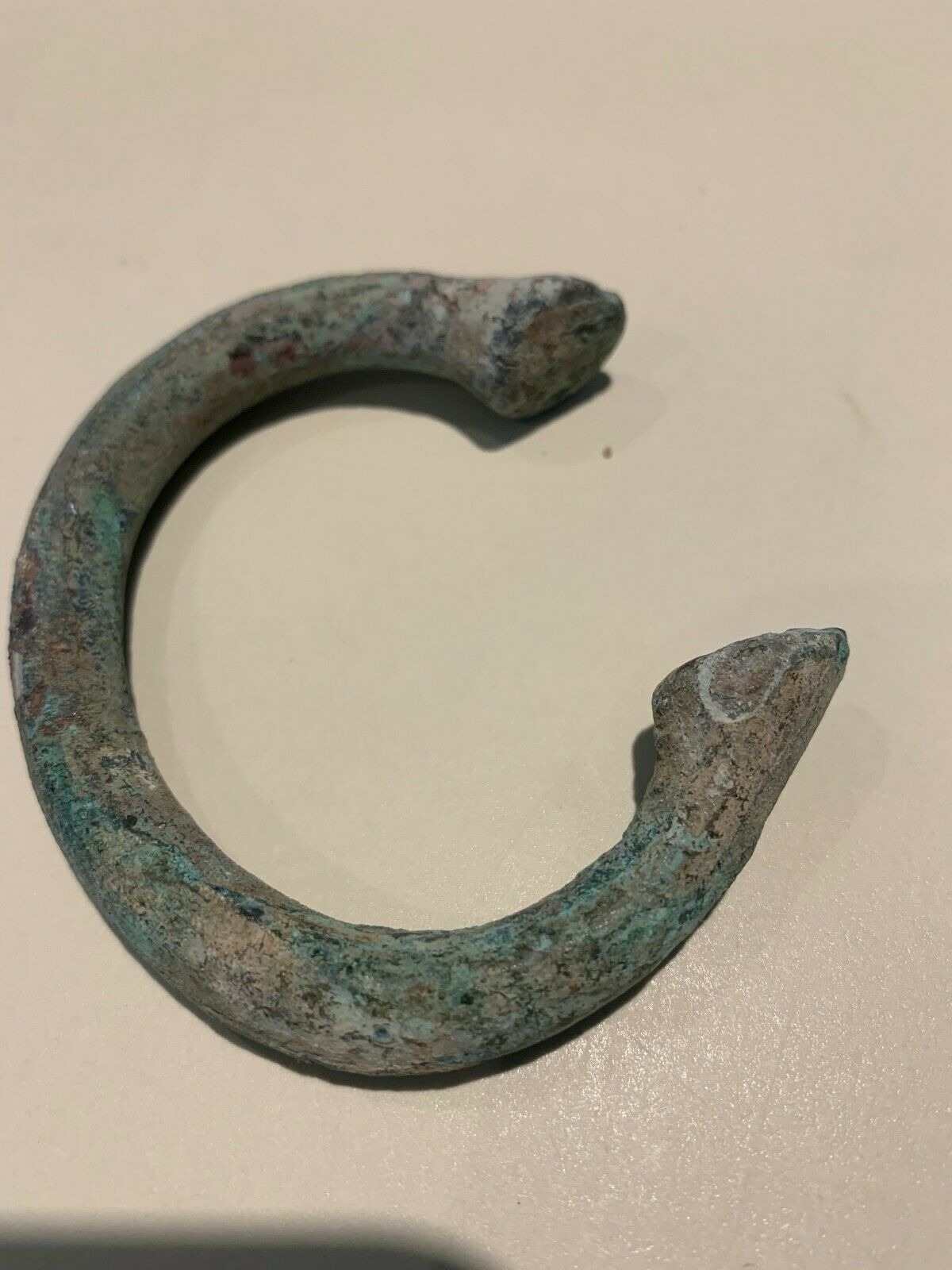 West African Manilla Bronze Trade Bracelet Money Associated With The Slave Trade
