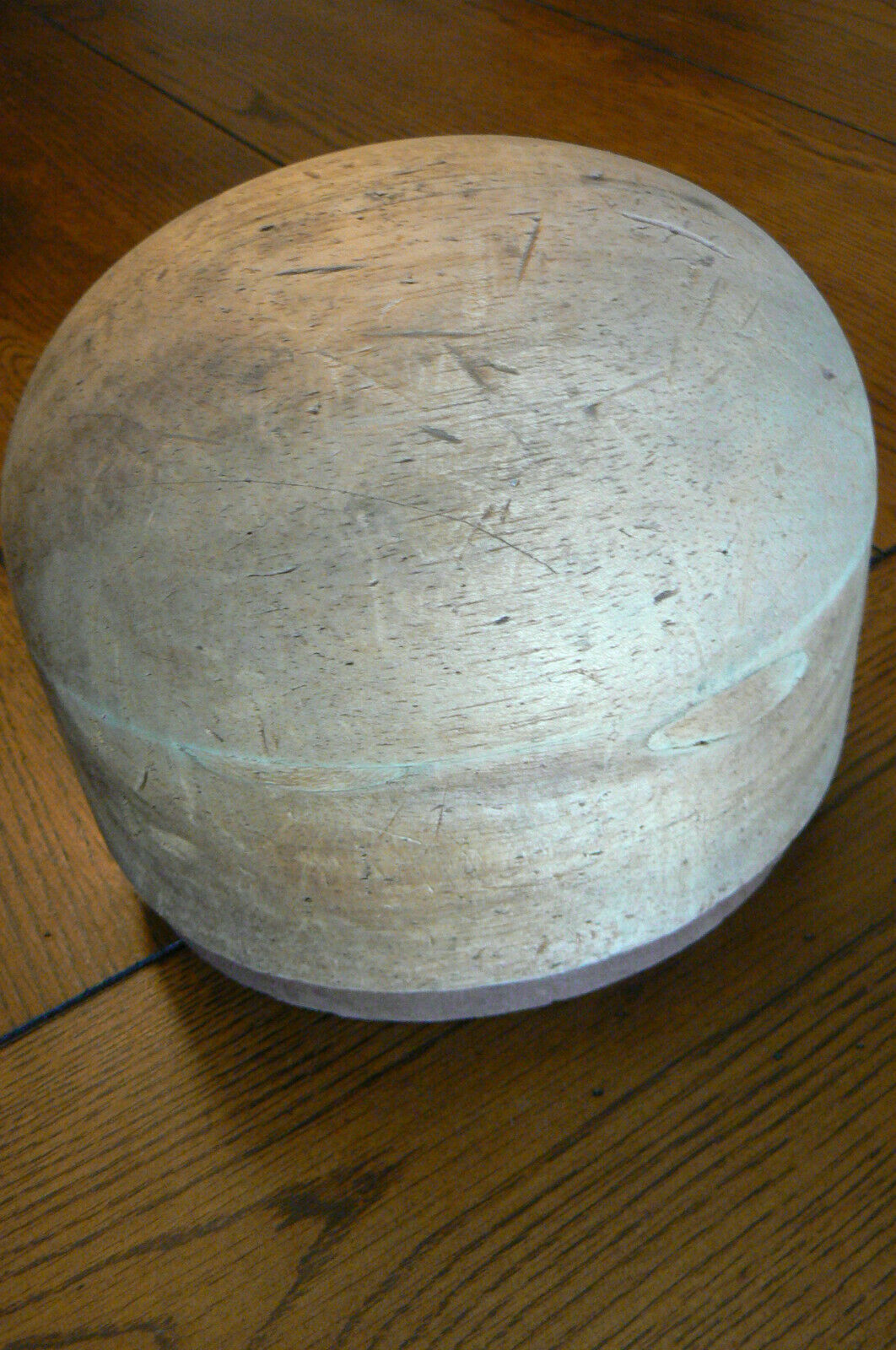 Antique Wood Cork Hat Block Form Mold Millinery 5 7/8  Stevens & Co Ny City